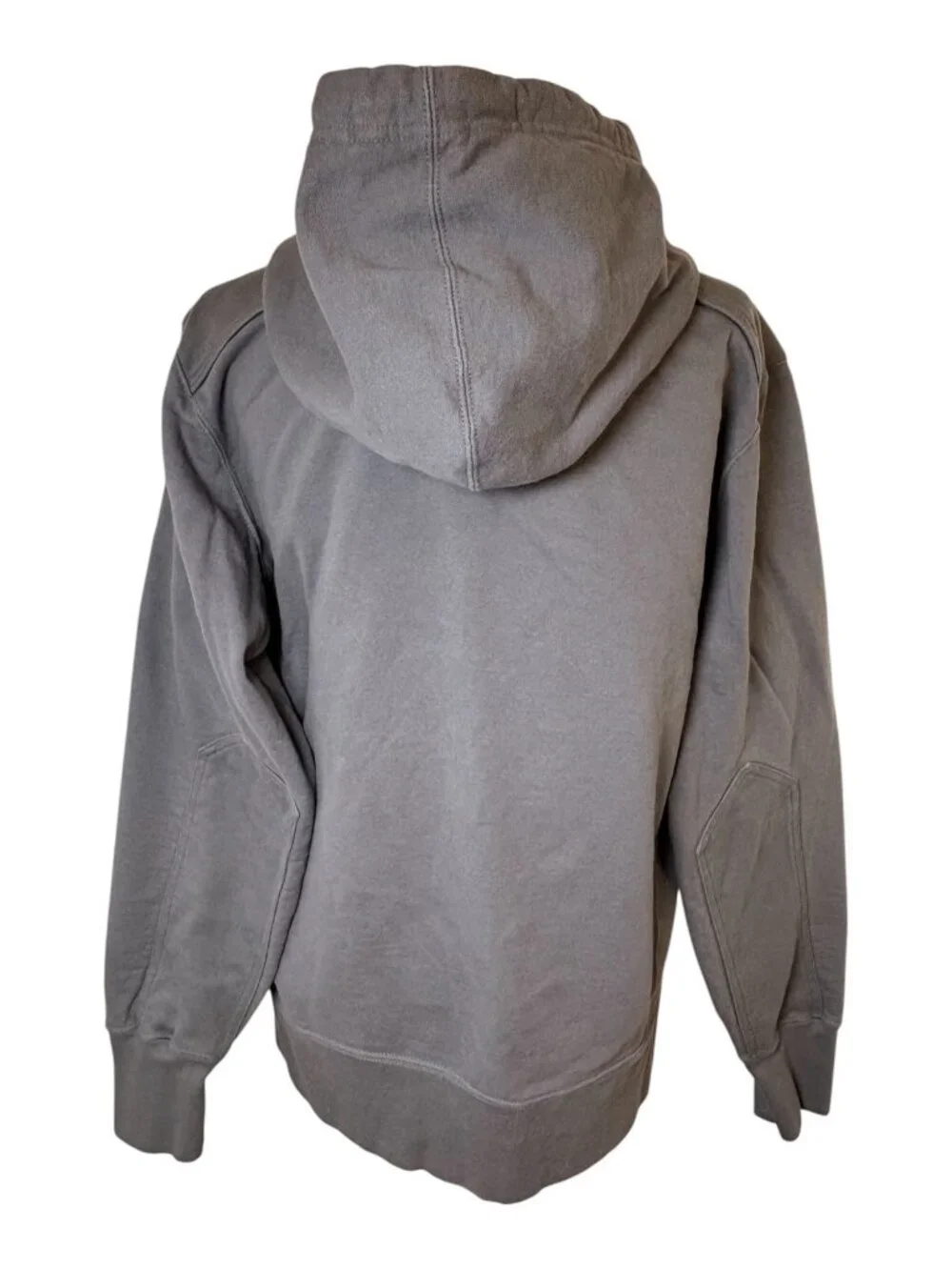 American Giant Classic Iron Gray Full Zip Heavyweight Cotton Hoodie Size Large
